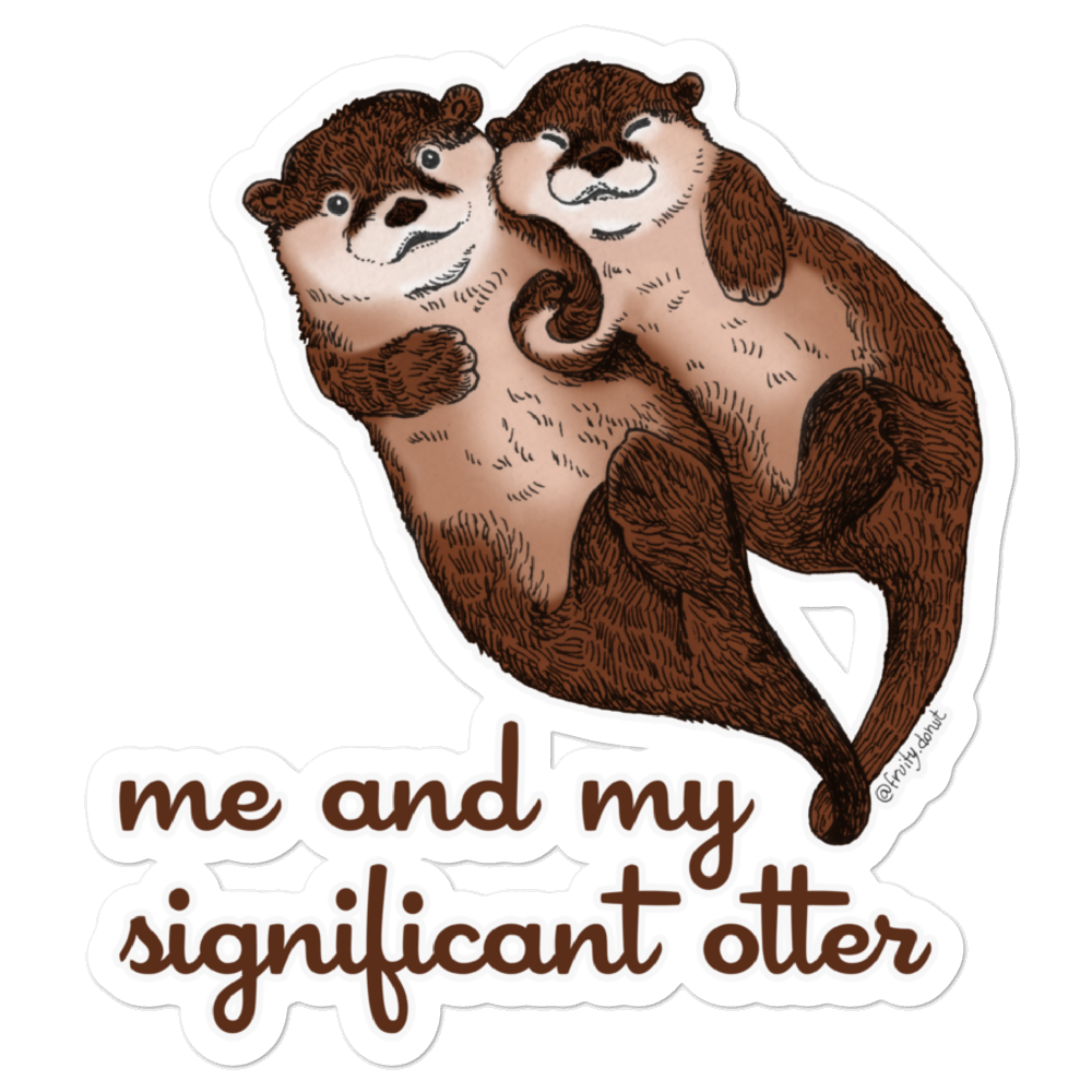 Significant Otter Sticker – Kolorspun